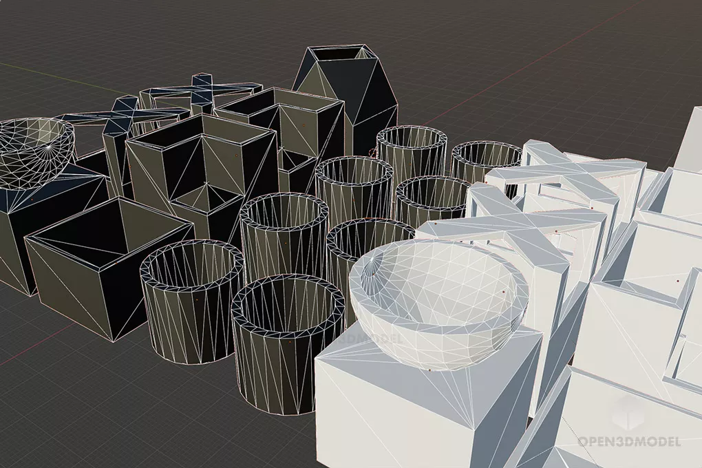 Planter Chess Game 3d model 2