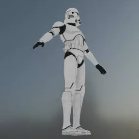 Star Wars Trooper Character 3d model