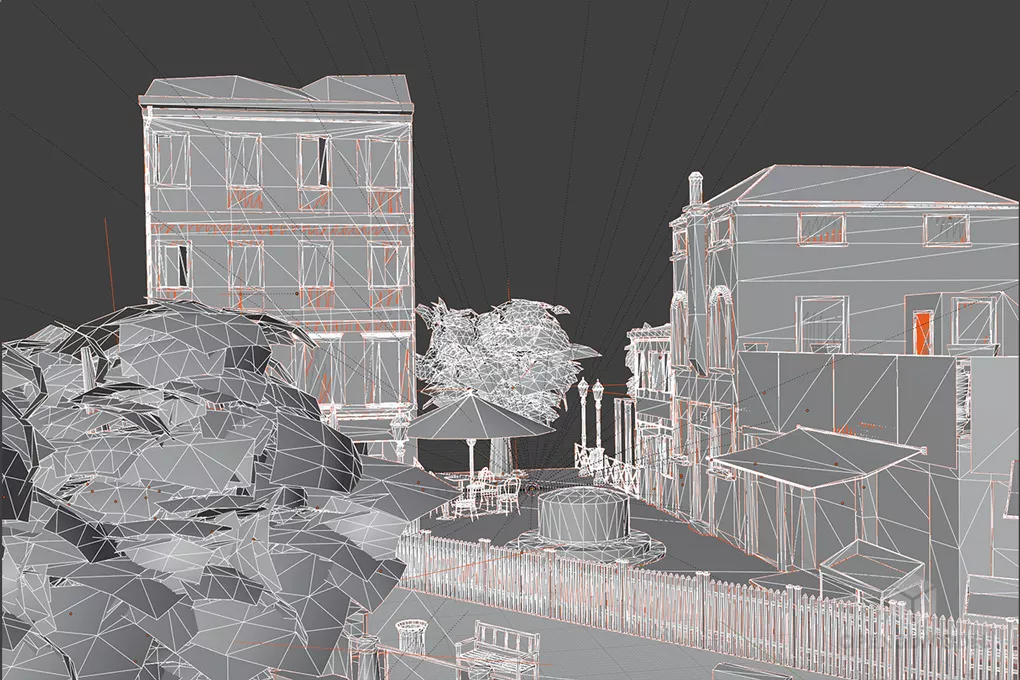 Venice City Italy, Outdoor City Landscape 3d model 2