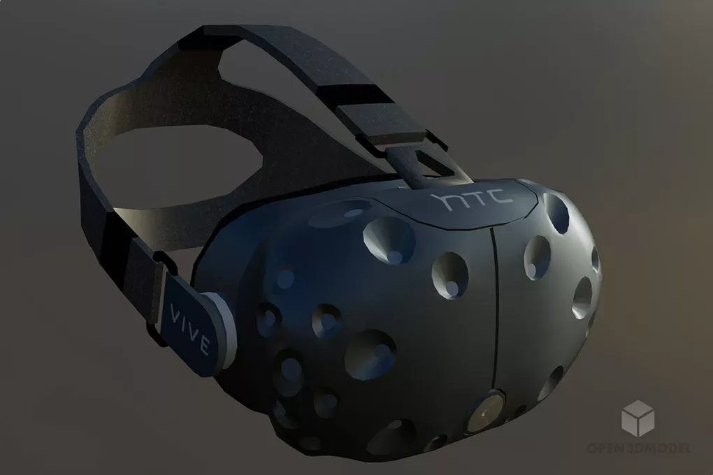 Htc Vive Vr Headset Free 3d Model - .Blend, .C4d, .Dae, .Fbx, .Max ...