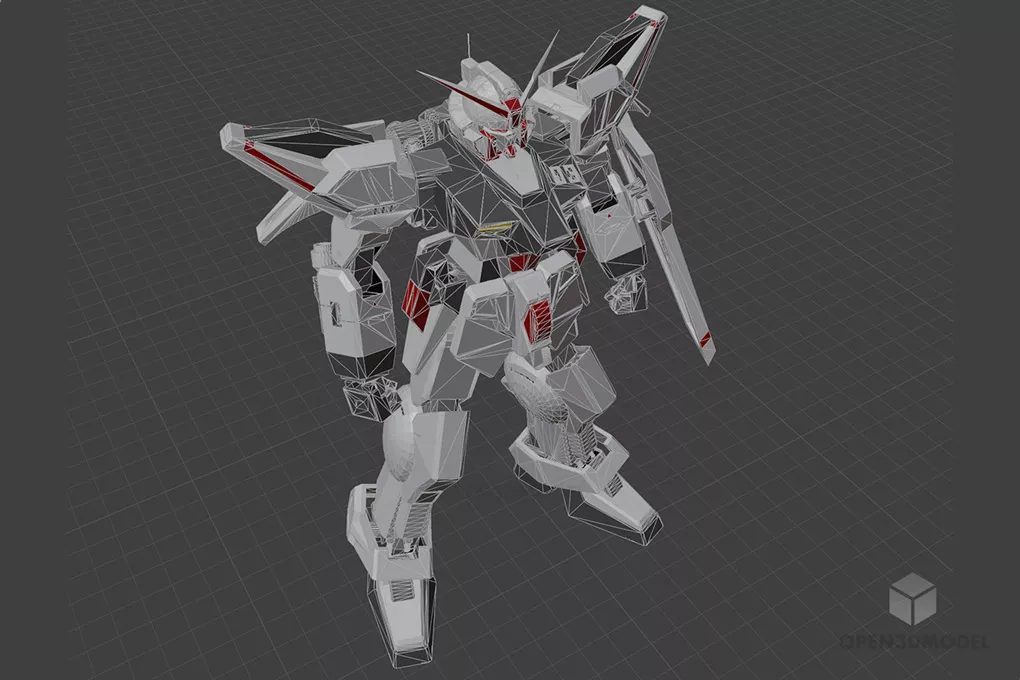 X12 Robot Mech 3d model 2