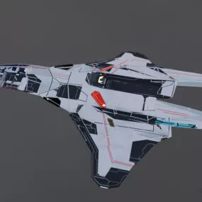 Gryphon Futuristic Spacecraft 3d model