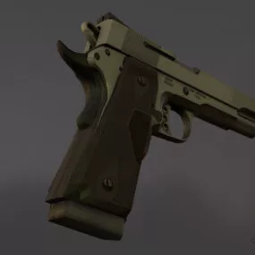 Acp Smith Pistol Gun 3d model