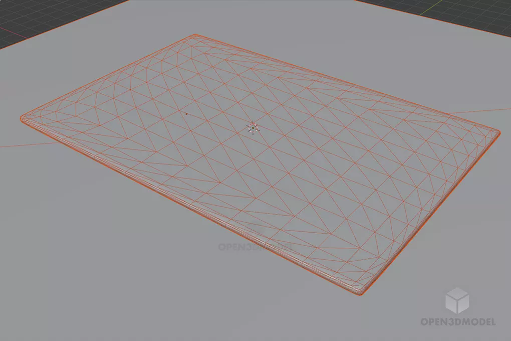 Rug Triangle Texture 3d model 2