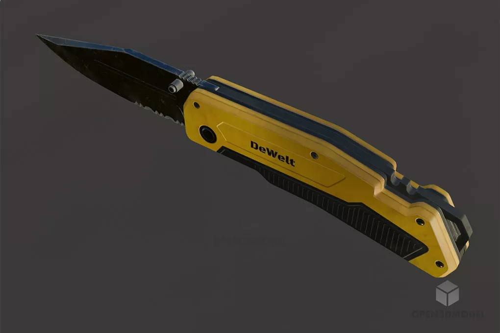 Carpenter Tool Shisel 3d model