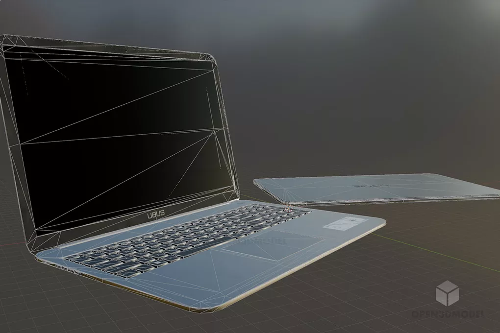 Windows Laptop Gadget 3d model 2