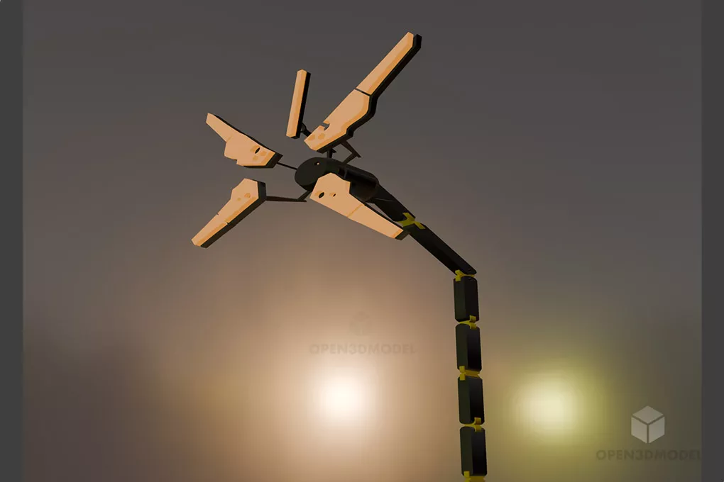 Fan In Rectangular Box 3d model