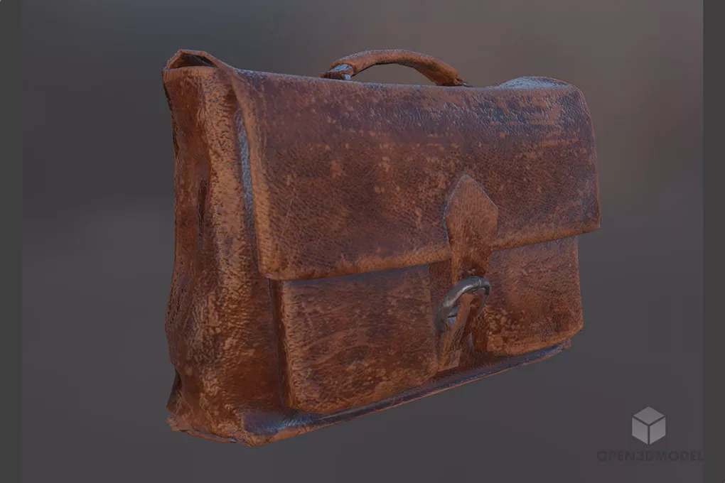 Paper Bag For Product 3d model