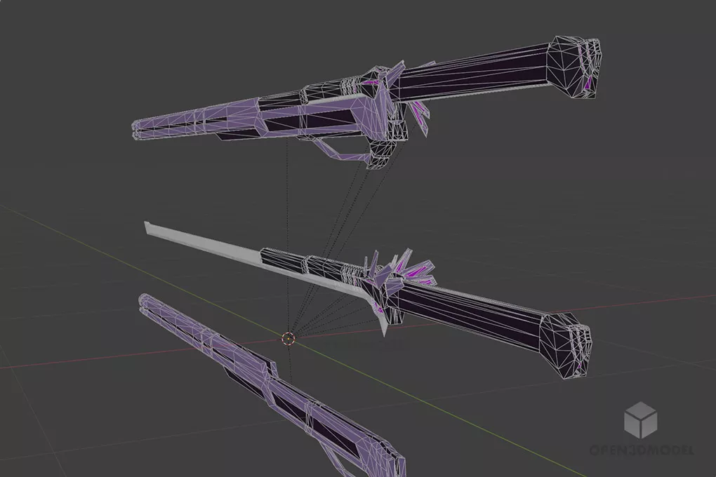 Three Katana Sword Set Free 3d Model - .Blend, .C4d, .Dae, .Fbx, .Obj ...