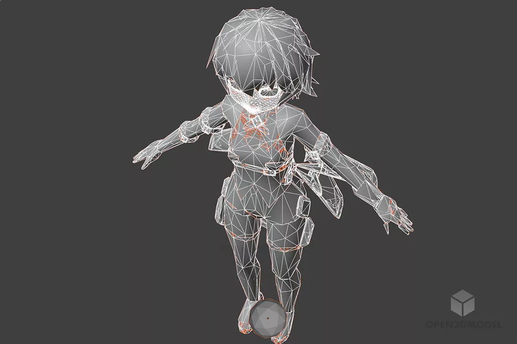 Fate Anime Girl Character Free 3d Model - .Blend, .C4d, .Dae, .Fbx ...