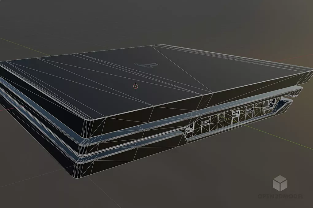 Sony Playstation 4 3d model 2