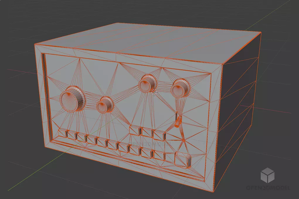 Vintage Rhythm Arranger 3d model 2