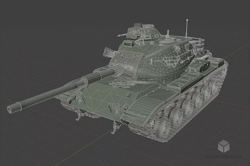 Us M60a3 Patton Tank Free 3d Model - .Blend, .C4d, .Dae, .Fbx, .Max ...