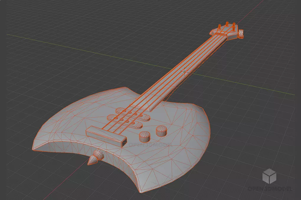 Marceline Vintage Instrument 3d model 2