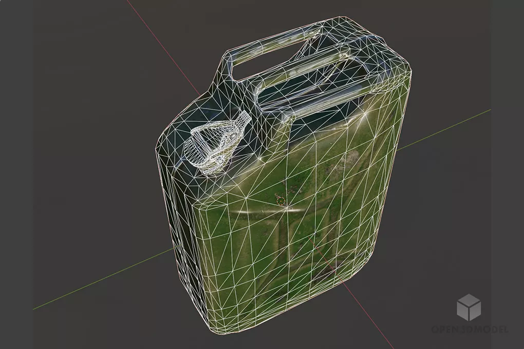 Jerrycan Storage Accessories 3d model 2