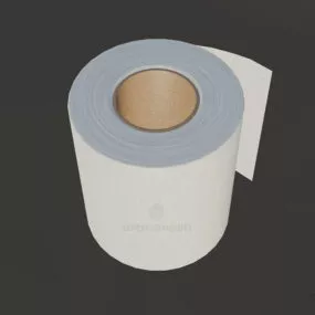 Cylinder Toilet Paper 3d model