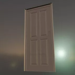 White Door Furniture 3d model
