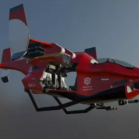 Assault Scifi Aircraft 3d model