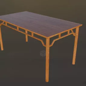 Chinese Dining Table 3d model