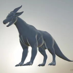 Dragon Animal Wingless 3d model