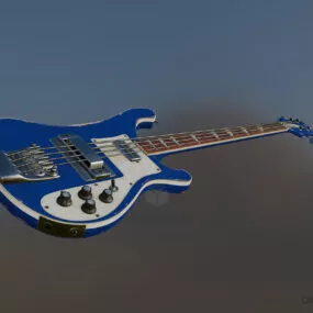 Rickenbacker Electric Guitar 3d model