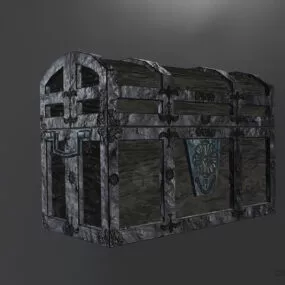 Medieval Treasure Chest 3d model