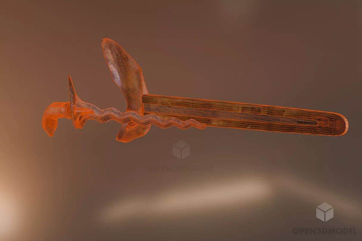 Rare Dagger With Case Free 3d Model - .Blend, .C4d, .Dae, .Fbx, .Max ...