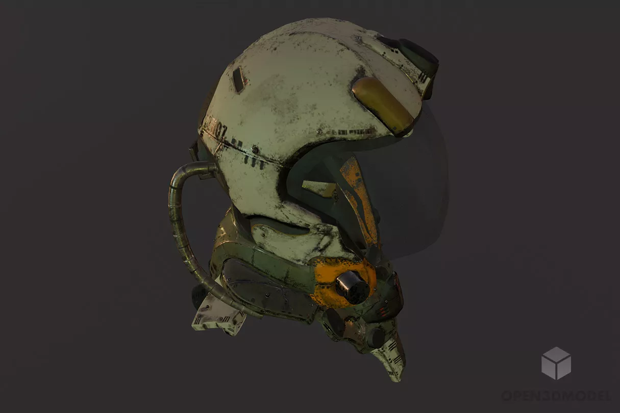 Scifi Alien Helmet Free 3d Model - .Blend, .C4d, .Dae, .Fbx, .Obj ...