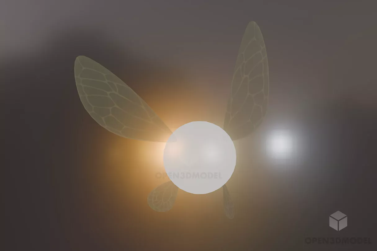 Fairy Wing Character Free 3d Model - .Blend, .C4d, .Dae, .Fbx, .Obj ...