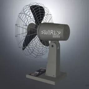 Old Vintage Fan 3d model