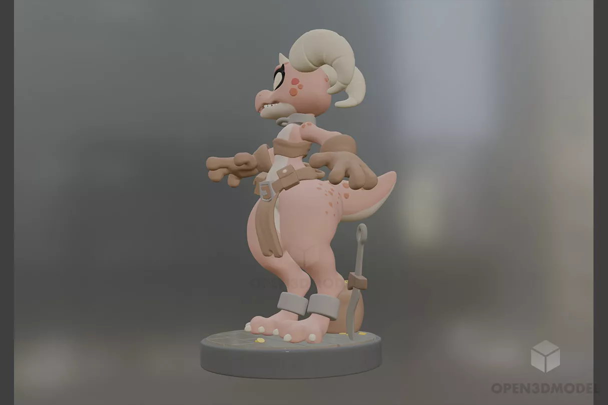 Cartoon Dinosaur Animal 3d model