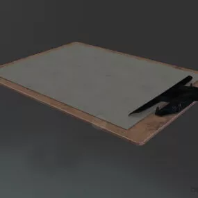 Paper Clipboard 3d model
