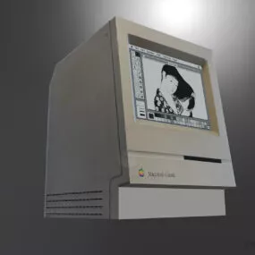 Apple Computer Macintosh Classic 3d model