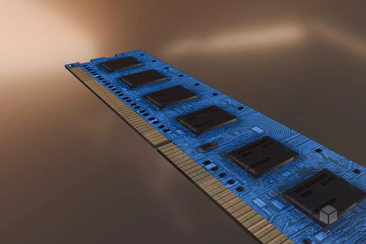 Pc Ddr3 Ram Unit Free 3d Model - .Blend, .C4d, .Dae, .Fbx, .Max ...