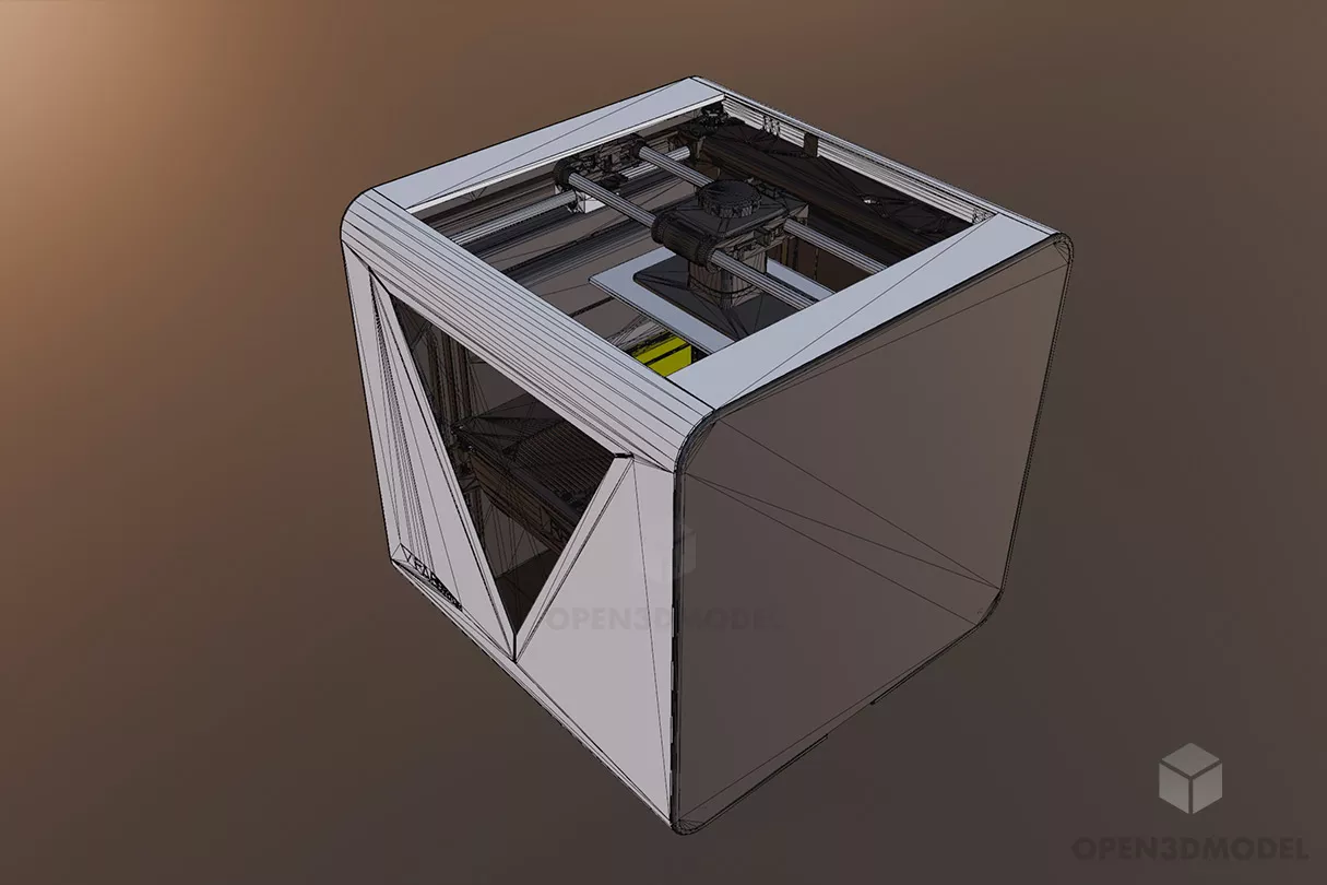 Scifi Printer Gadget 3d model 2