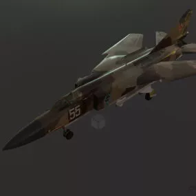 Russian Mig 23 Fighter Aircraft 3d model