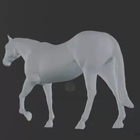 European Horse Animal 3d model