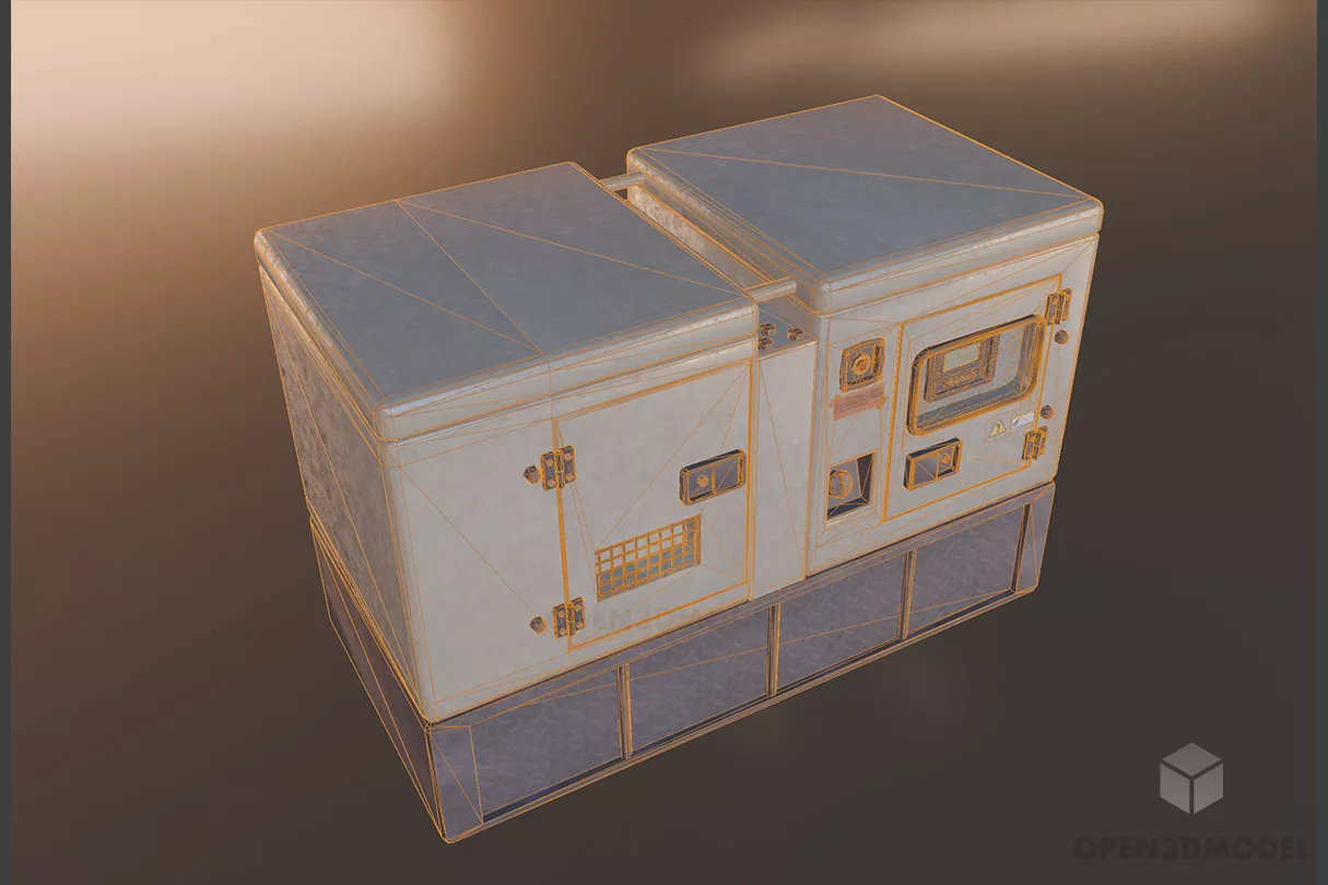 Generator Electric Box 3d model 2