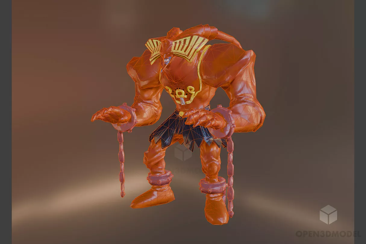 Warrior Toy 3d model 2