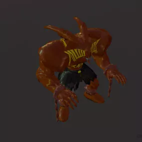 Warrior Toy 3d model