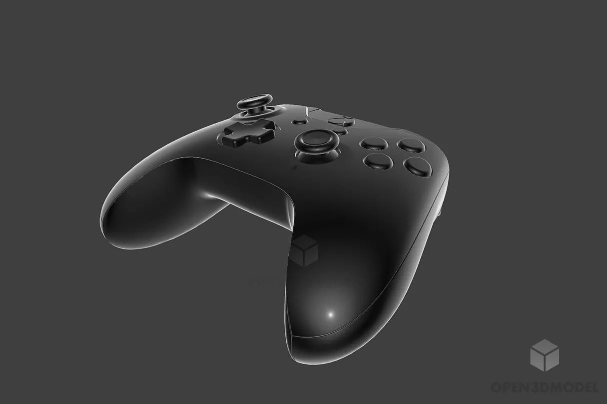 Modèle 3d Gratuit De Gadget De Manette Xbox - .c4d, .fbx, .obj, .skp 