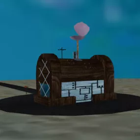 Spongebob House 3d model