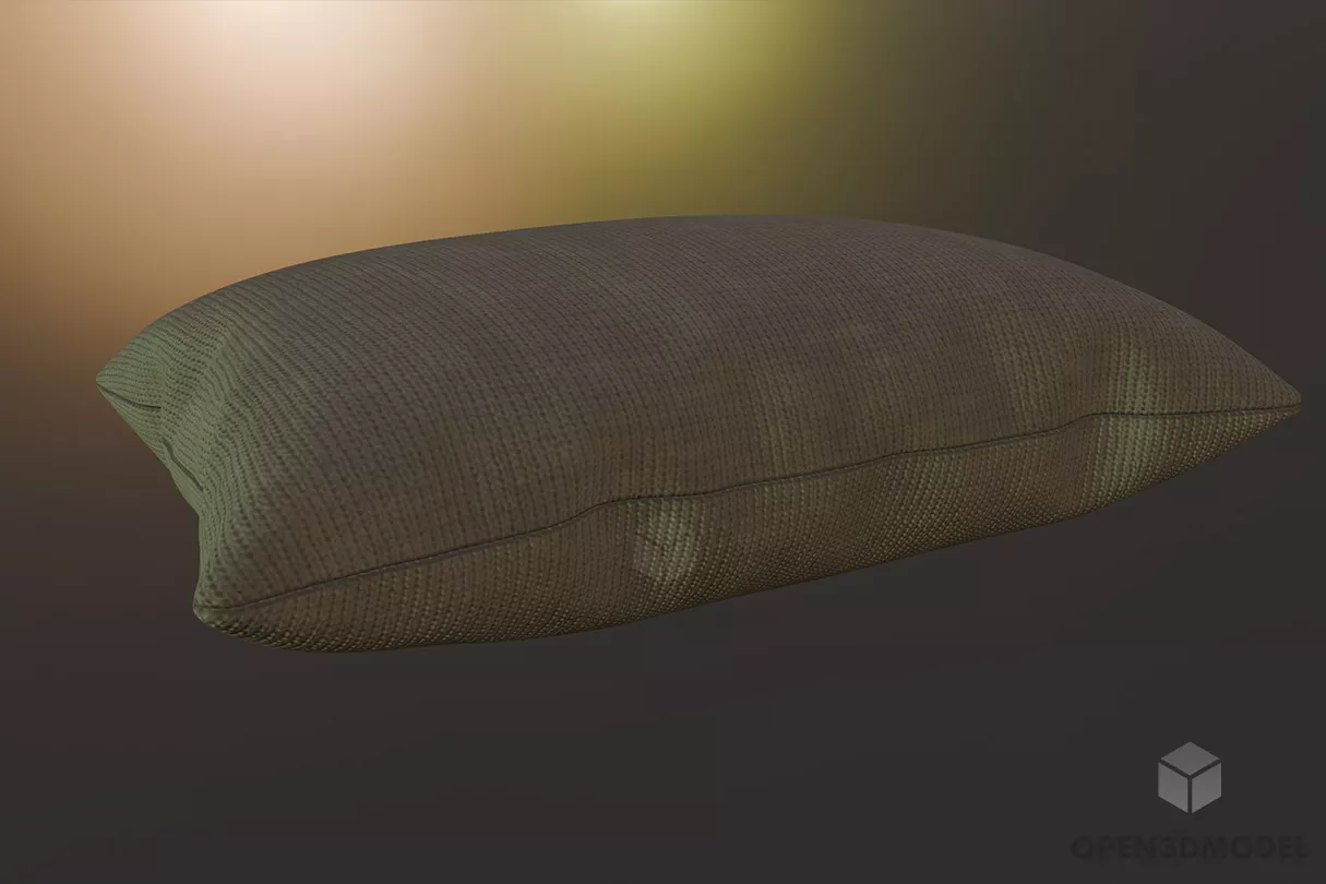 Table Cloth With Vintage Pattern 3d model