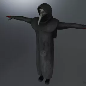 Coat Character 3d model