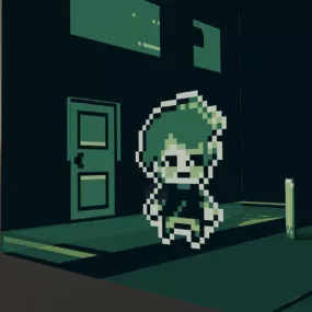 Pixel Cartoon House 3d model