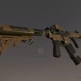 M4 Gun 3d model
