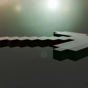 Minecraft Axe Gaming Assets 3d model