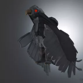 Robot Eagle Bird 3d model