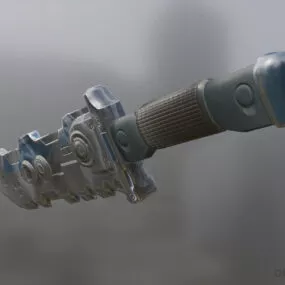 Scifi Knife Game Assets 3d model