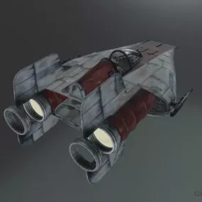 Awing Spacecraft 3d model